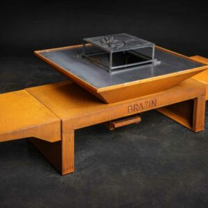 flambin brasero barbecue plancha jardin convivialité epicurien